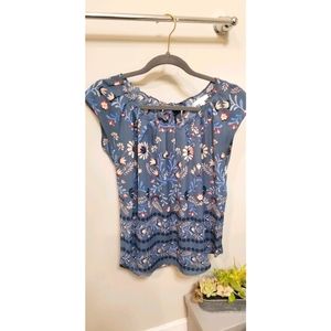 Women's tie-back blouse